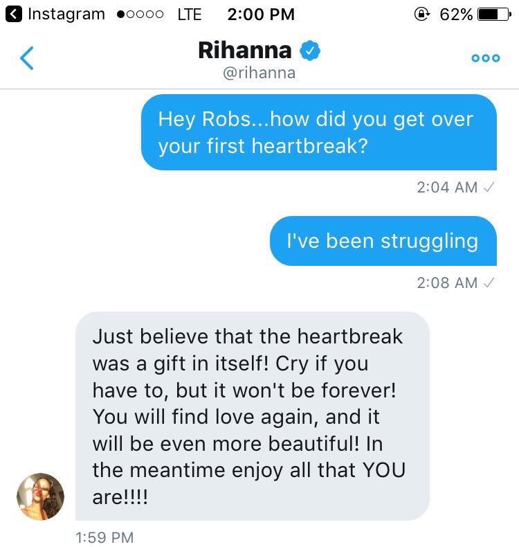Conselho amoroso Rihanna