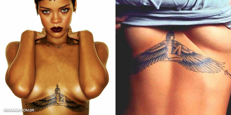 Rihanna tatuagem Isis