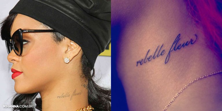 As 20 tatuagens de Rihanna e seus significados RIHANNA