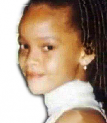Rihanna antes da fama; Rihanna antes e depois; criança adolescente