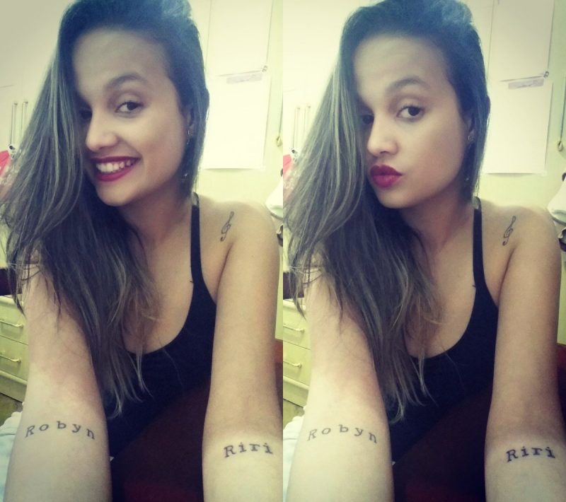 Tatuagens de Natalia Caroline para o RBR